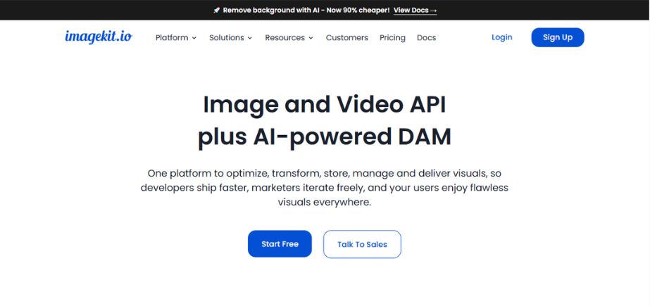 Product Image Optimization Tools - imagekit