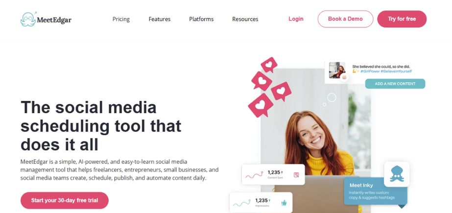 Social Media Automation Platforms - meetedgar