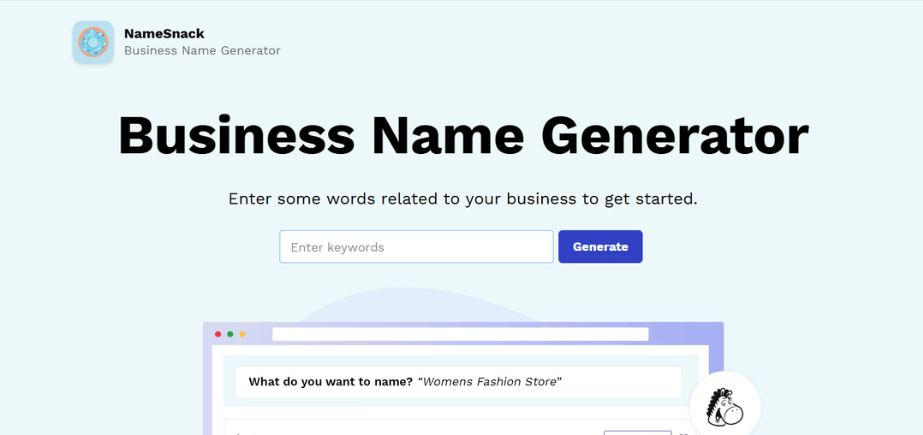 AI Business Name Generators - namesnack