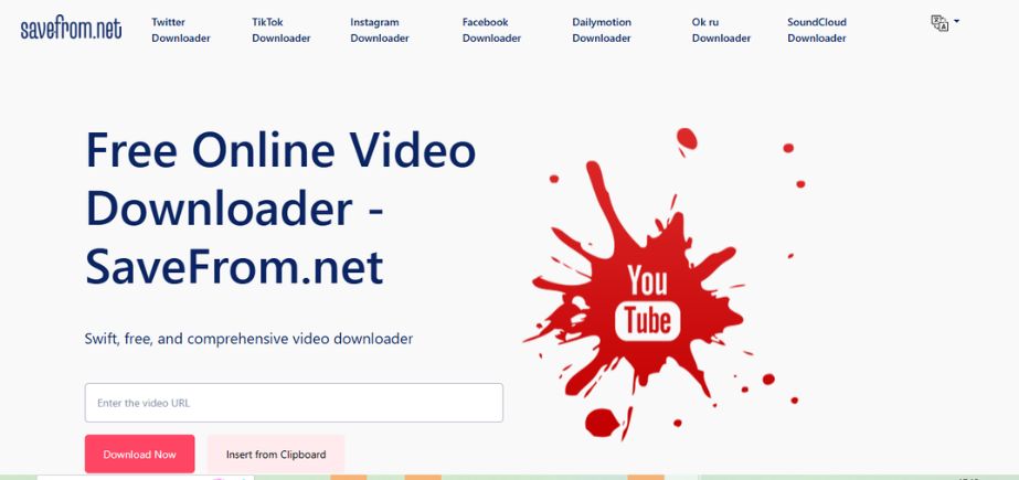 Free YouTube Video Downloader Apps - savefrom.net