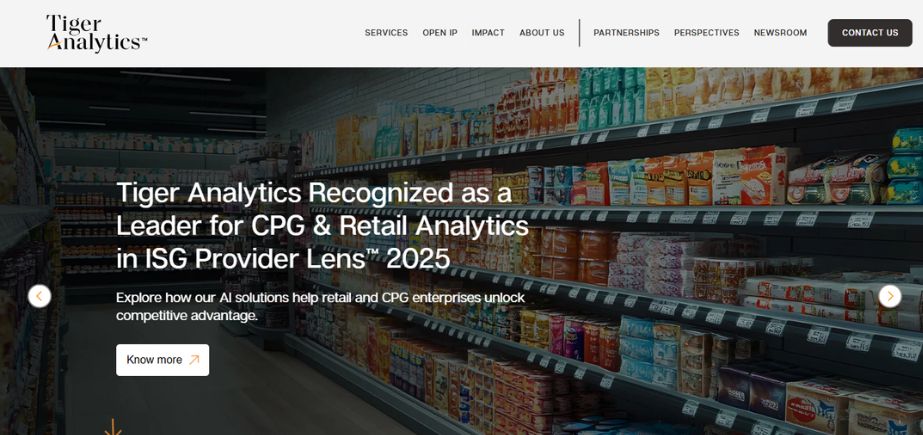 Data Analytics Companies in India - tiger analytics