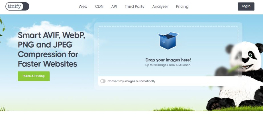 Product Image Optimization Tools - tinify
