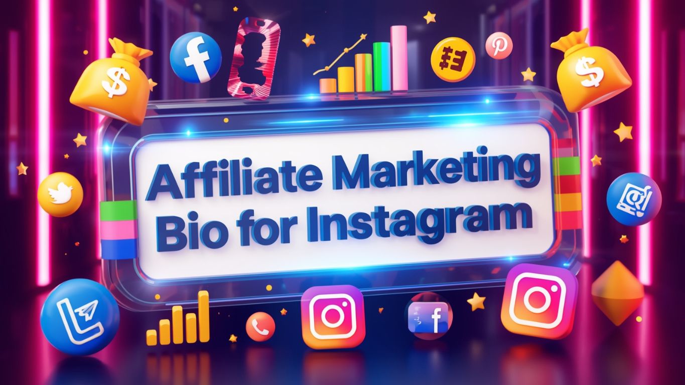Affiliate marketing bio for Instagram