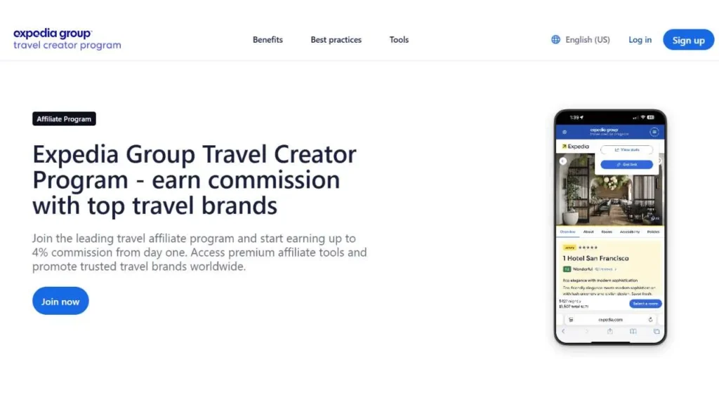Expedia Affiliate Program