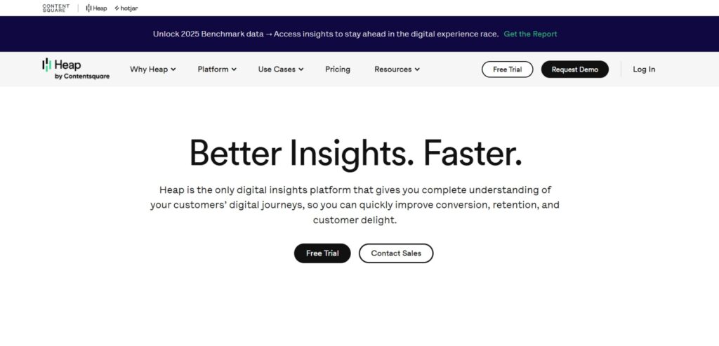 Heap.io-Customer Journey Mapping Tools