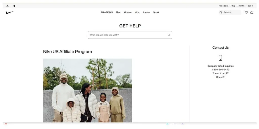 Nike Affiliate Program