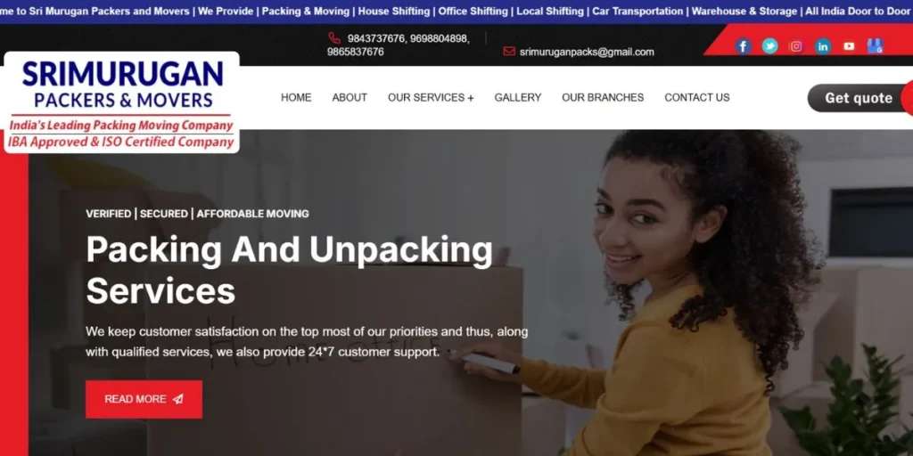Packers and Movers in Salem