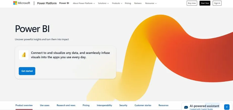 Power BI with Copilot - AI Tools for Financial Research