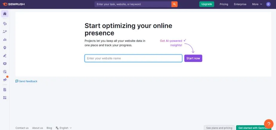 SEMRush - Competitive Intelligence Tools