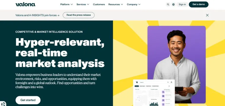 Valona Intelligence - Competitive Intelligence Tools