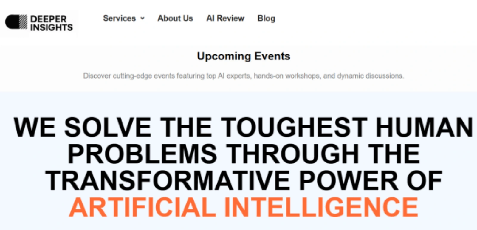 Deeper insights- AI Development Companies