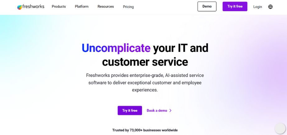 Software companies in India-freshworks