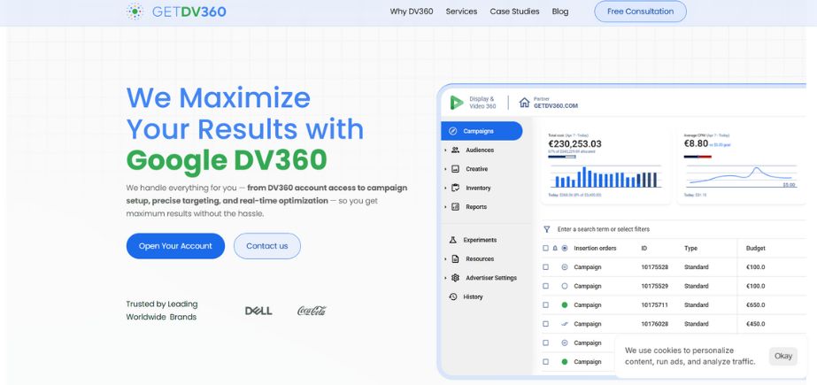 programmatic advertising platforms-getDV360
