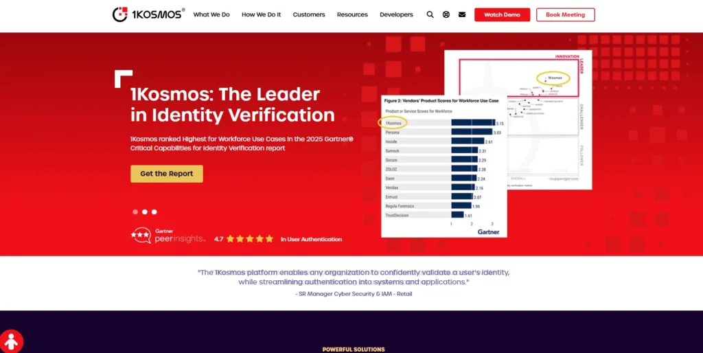 1Kosmos-Blockchain Identity Management Companies