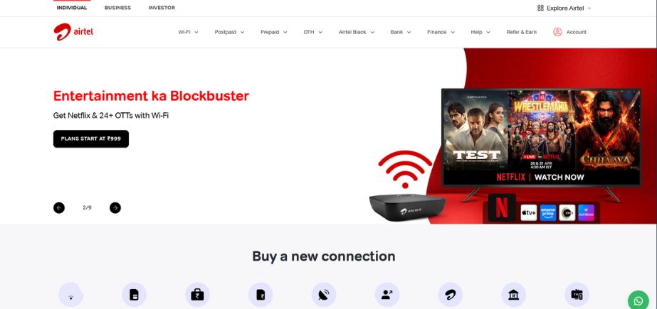 Biggest Companies in India-AIRTEL