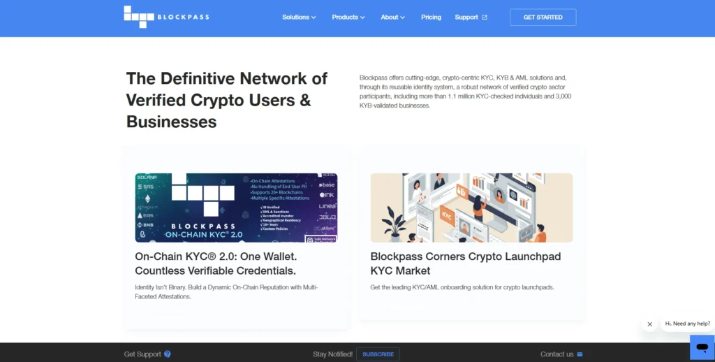Blockpass IDN Ltd.-Blockchain Identity Management Companies