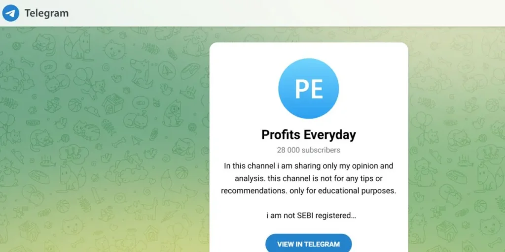 Telegram Channels for Stock Market 