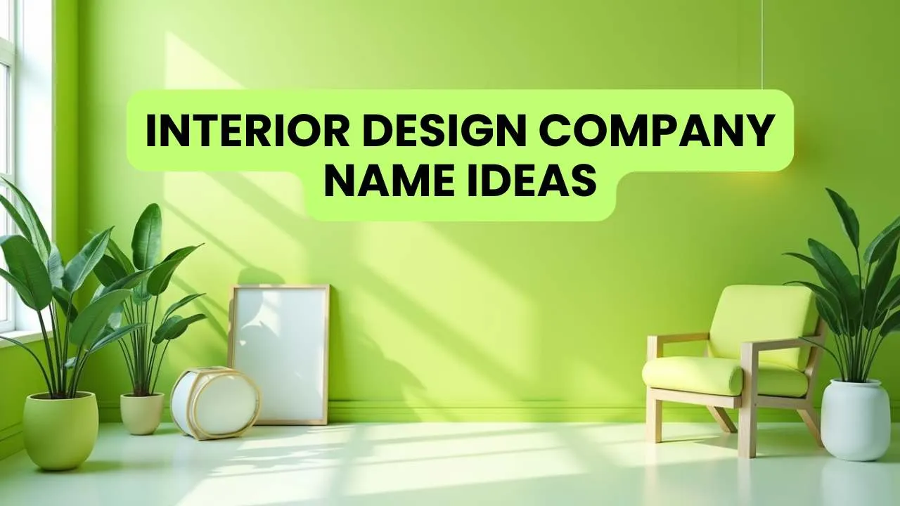 Interior Design Company Name Ideas