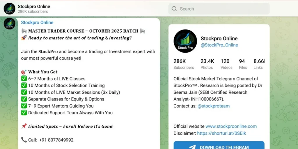  Telegram Channels for Stock Market 