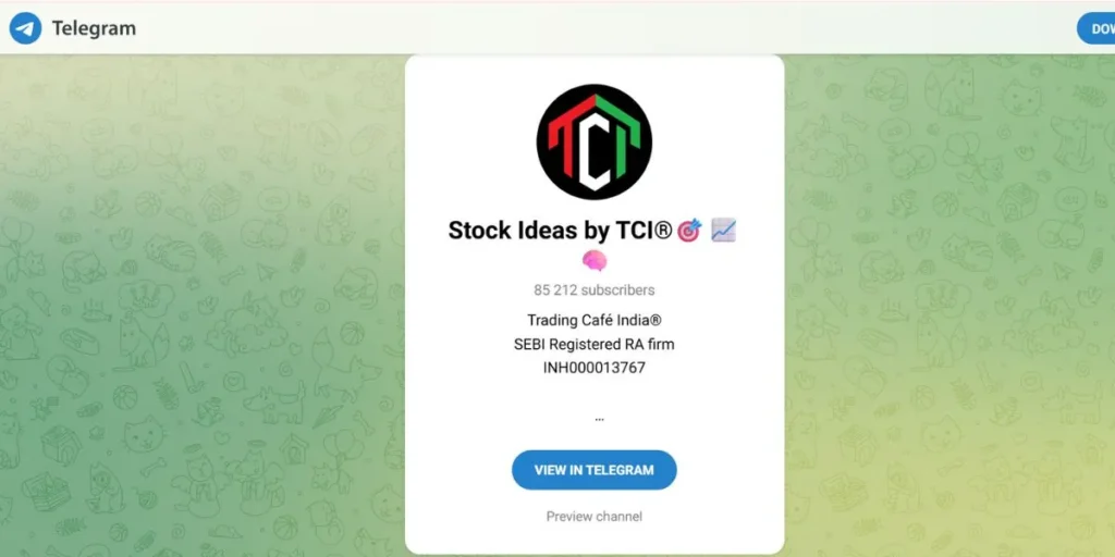 Telegram Channels for Stock Market 