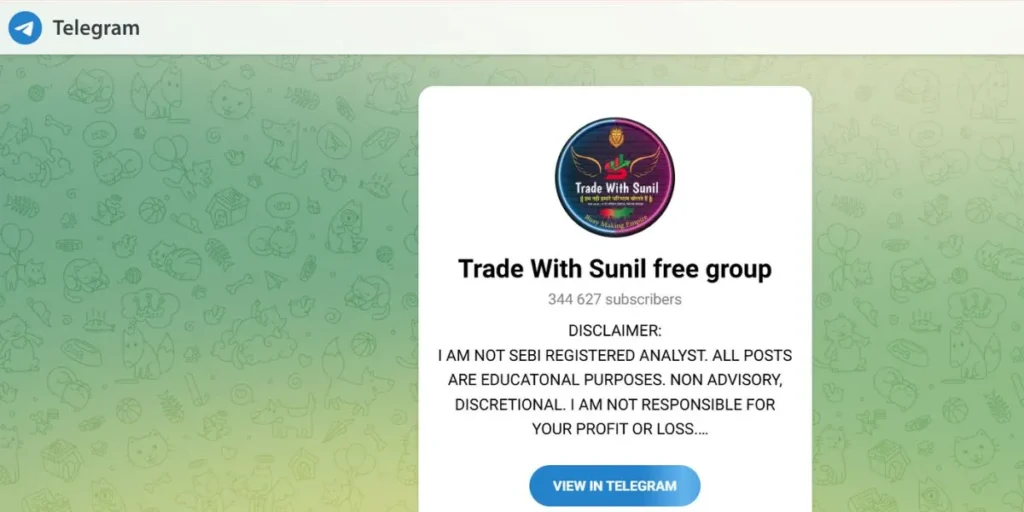 Telegram Channels for Stock Market 