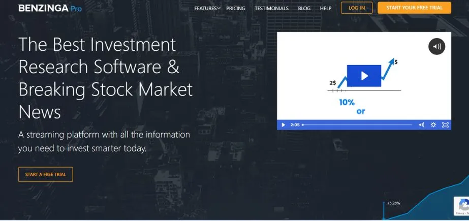 Benzinga Pro - Stock & Investment Research Tools