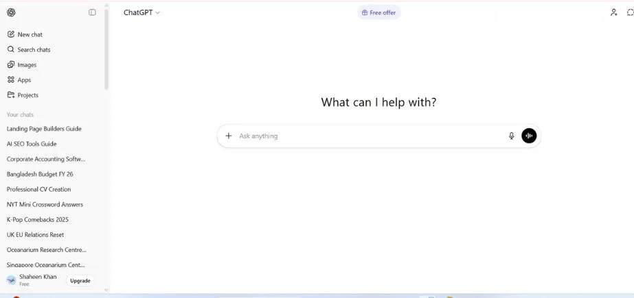 ChatGPT - Free Online Tools