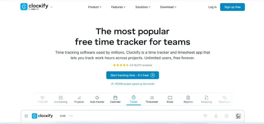 Clockify - Free Online Tools