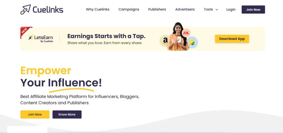 CueLinks - Affiliate Marketing Programs in India