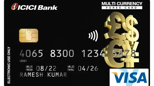best forex card in india - ICICI Bank Multi-Currency Forex Card