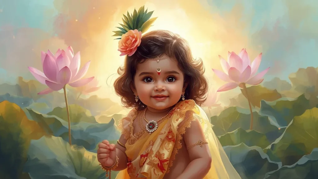 Lord Krishna Baby Girl