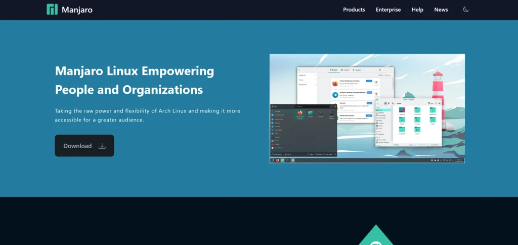 Best linux distros for gaming - Manjaro  