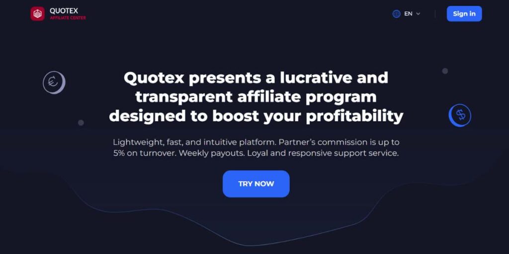 Quotex Affiliate Program