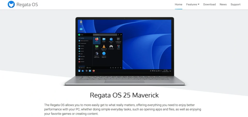 Best linux distros for gaming - Regata OS