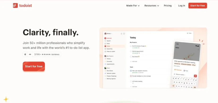 Todoist - Free Online Tools