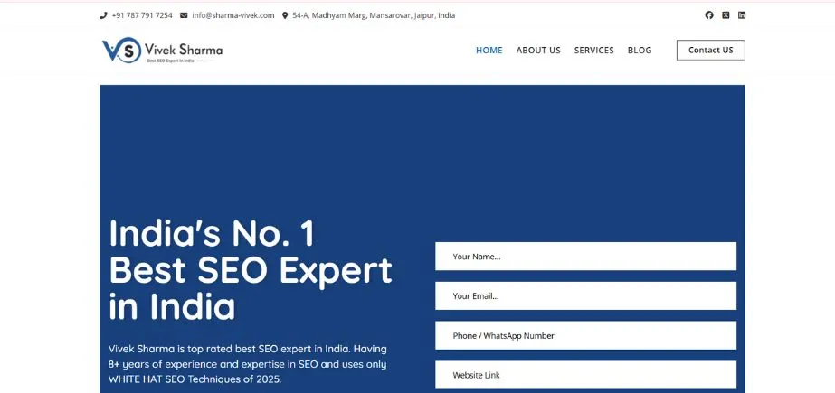 Vivek Sharma - SEO Experts in India