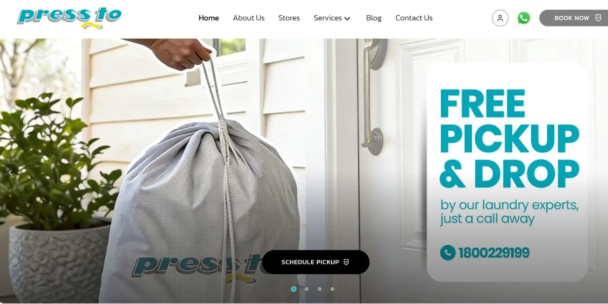 Pressto - Laundry Franchise in India