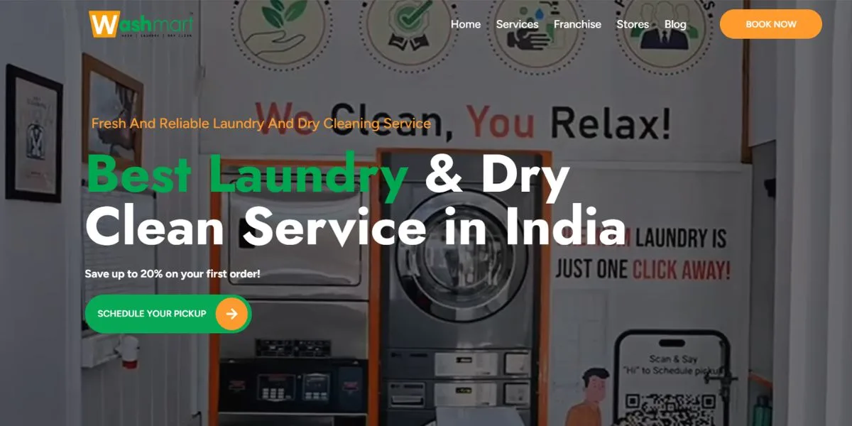 Washmart - Laundry Franchise in India