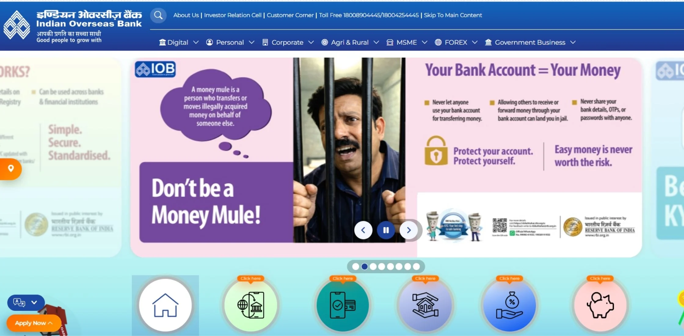 Public Sector Banks in India - Indian Overseas Bank