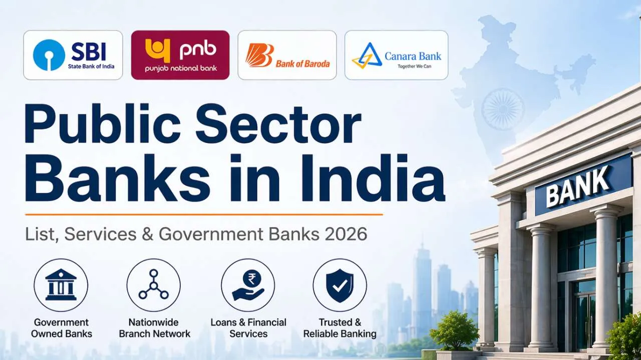 List of 12 Public Sector Banks in India 2026