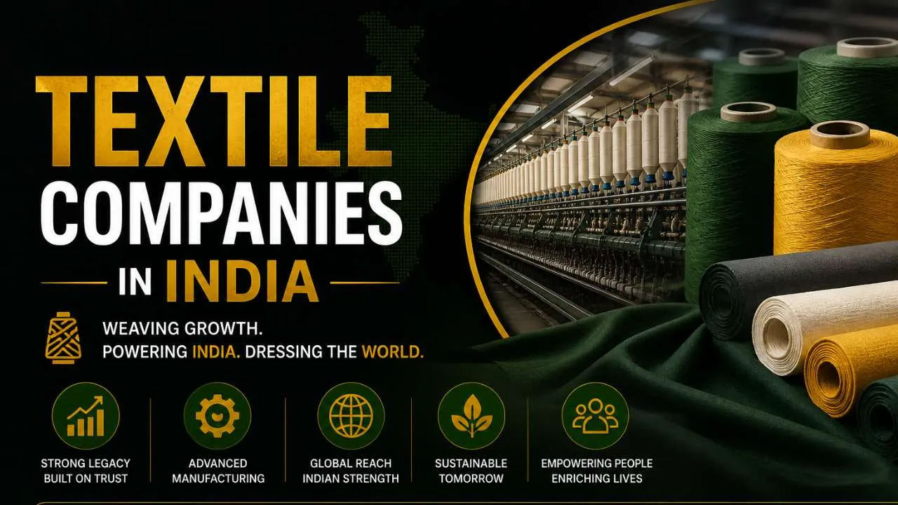 Top 20 Textile Companies in India (2026): Revenue, Market Cap