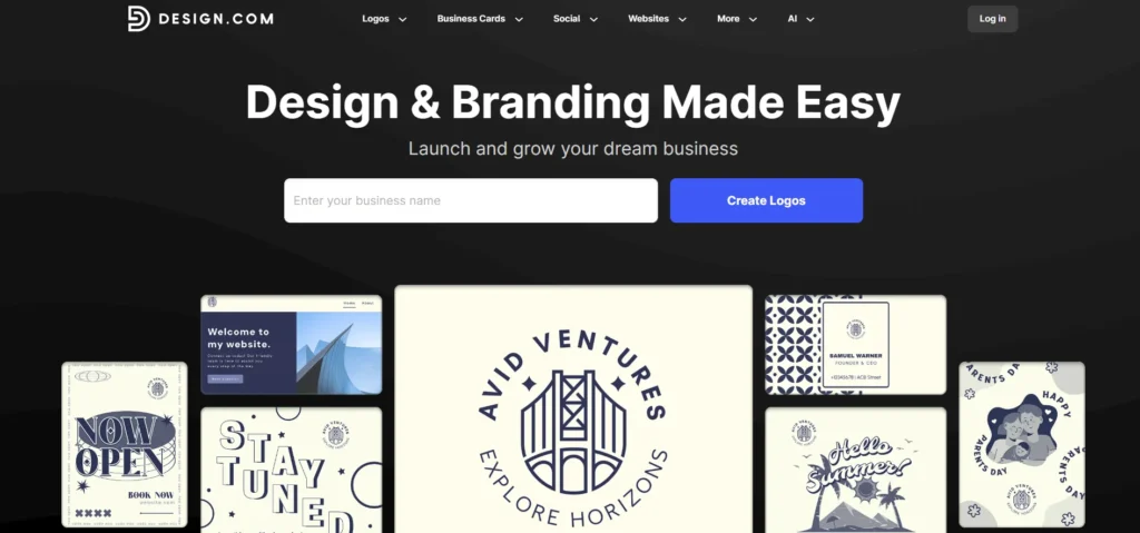 AI business name generetor -Design.com