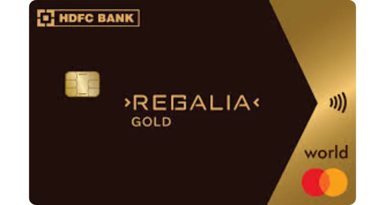 HDFC Regalia Gold Credit Card
 - Credit Card for Airport Lounge Access