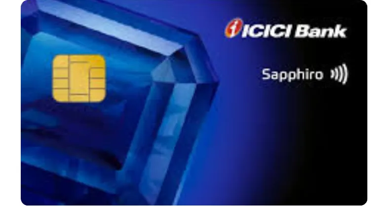 ICICI Sapphiro Credit Card - Credit Card for Airport Lounge Access